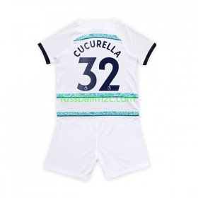 Fußballtrikots Chelsea Cucurella 32 Kinder Auswärts Trikotsatz 2022-2023